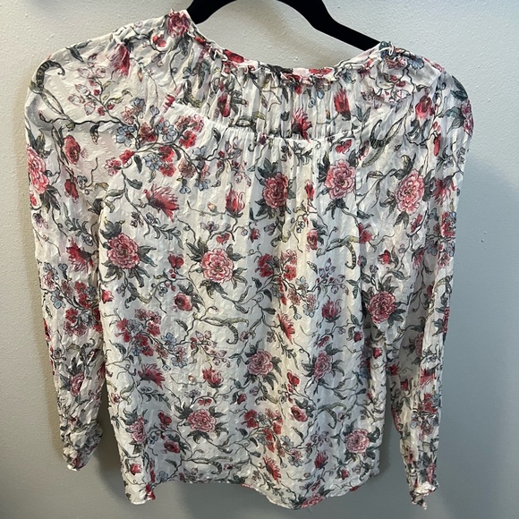 Rebecca Taylor Floral Blouse (size 0) - Picture 2 of 3